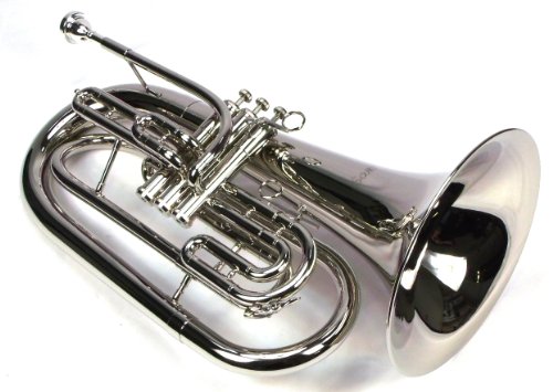 Diginex Monel Pistons Marching Baritone Bb Nickel - Image 5