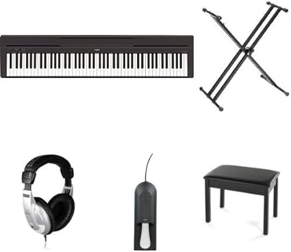 YAMAHA Digital Piano With Stand, Bench, Headphones