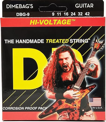 DR Strings Dimebag Darrell Signature Guitar Strings, 9-42