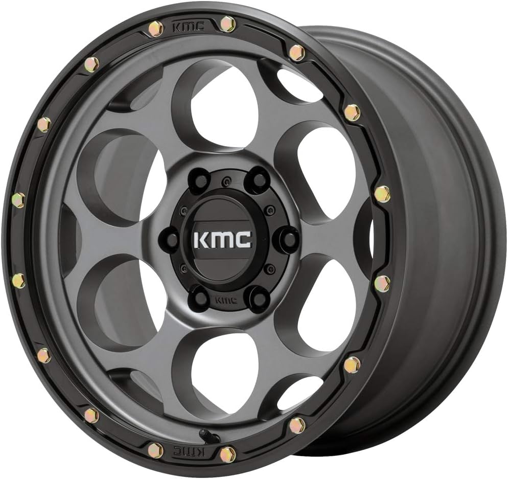 KMC Wheels Dirty Harry 17x8.5 Gray Wheel Rim KM54178568900