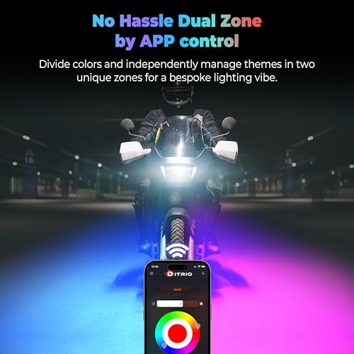 DITRIO Motorcycle LED Underglow Kit With Remote - Image 5