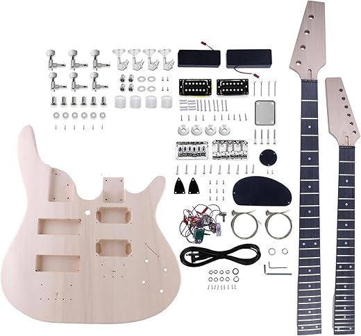 Fistrock DIY Double Neck Guitar Bass Kit