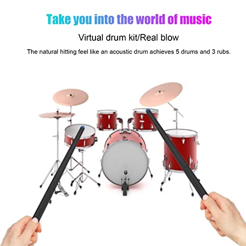 Diydeg Portable Virtual Electronic Drum Set With Pedals - Image 2