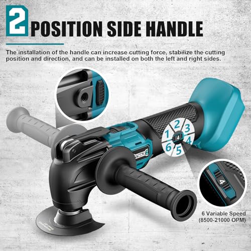 DIYtoolifz Cordless Oscillating Tool, 6 Variable Speed - Image 5