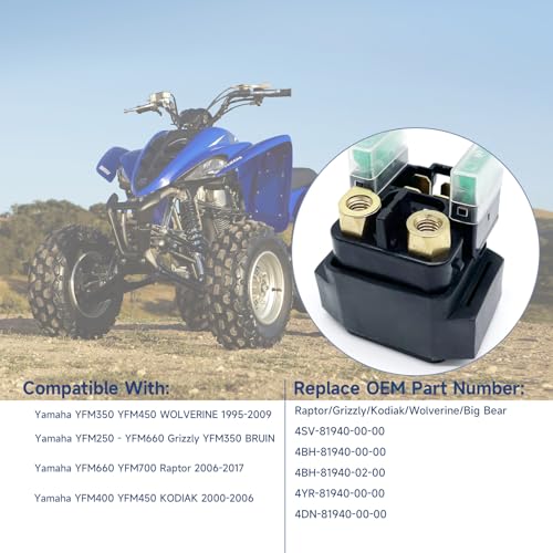 DKIIGAME Starter Solenoid Relay For Yamaha ATV - Image 3