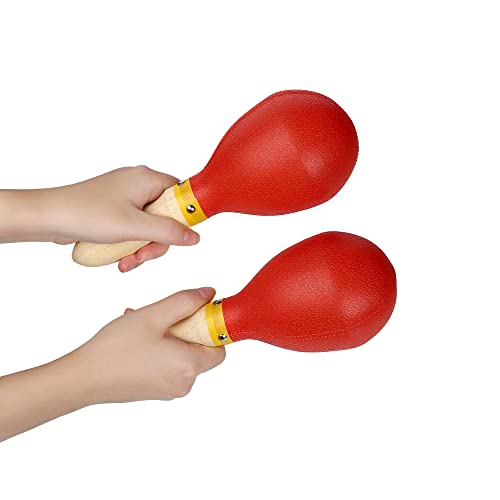 DOMG Large Red 10 Inch Maracas Set - Image 2