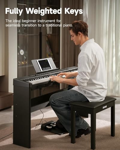 Donner Beginner Digital Piano 88 Key Full Size - Image 2