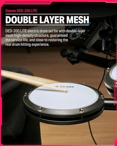 Donner DED-200 LITE Electronic Drum Kit - Image 2