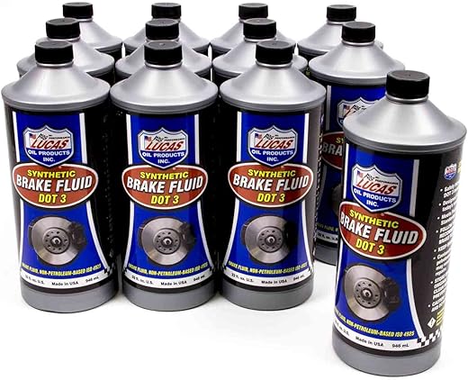Lucas Oil DOT 3 Brake Fluid, 1 Quart