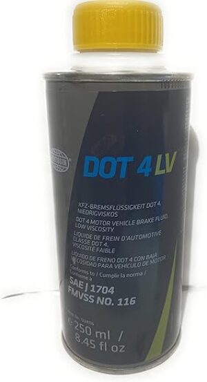 CRP Automotive DOT 4 LV Low Viscosity Brake Fluid, 250ML