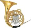 DZDZDZ Double Row Brass Lacquered French Horn