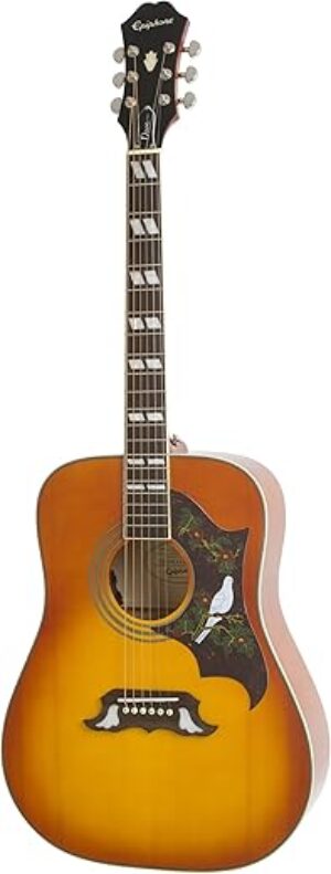 Epiphone Dove Studio Acoustic Electric Guitar Violinburst