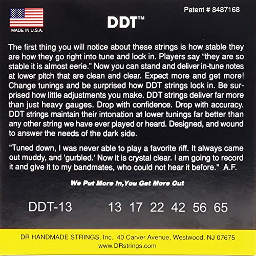 DR Strings DDT Electric Guitar Strings DDT-13 - Image 3