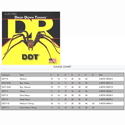 DR Strings DDT Electric Guitar Strings DDT-13 - Image 4