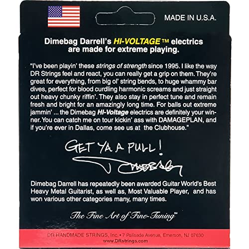 DR Strings Dimebag Darrell Signature Guitar Strings, 9-42 - Image 3