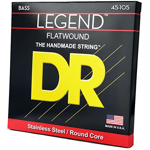 DR Strings Hi-Beam Flats Flatwound Bass Strings 45-105 - Image 2