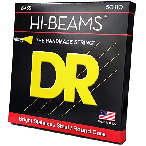 DR Strings Hi-Beams Stainless Steel Bass Strings 50-110 - Image 2