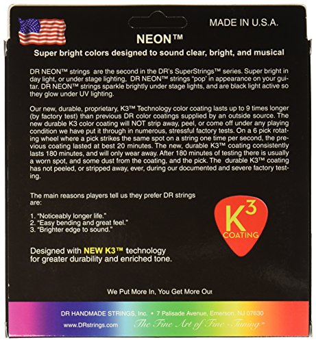 DR Strings Hi-Def Neon Bass Strings NMCB6-30 - Image 2