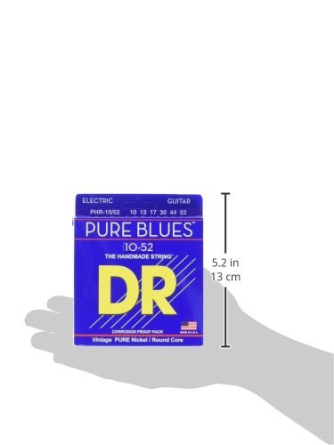 DR Strings Pure Blues Nickel Wound Guitar Strings 10-52 Gauge - Image 2
