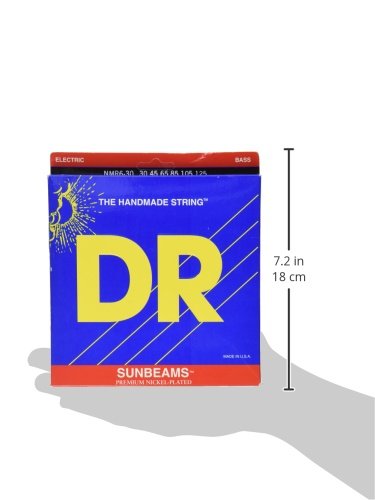 DR Strings Sunbeam Nickel Round Core 6 String Bass 30-125 - Image 3