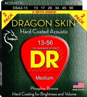 DR Strings Dragon Skin Acoustic Guitar Strings DSA-2/13