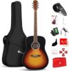 Vangoa Dreadnought Acoustic Guitar Beginner Set