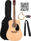 Fender Dreadnought Acoustic Guitar Bundle With Accessories