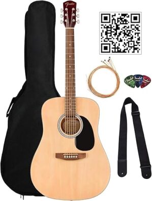 Fender Dreadnought Acoustic Guitar Bundle With Accessories