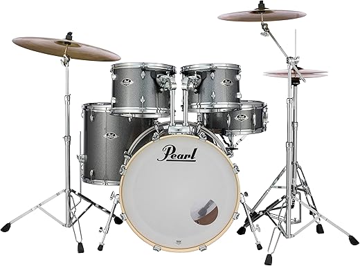Pearl Drum Set, Grindstone Sparkle EXX725/C708