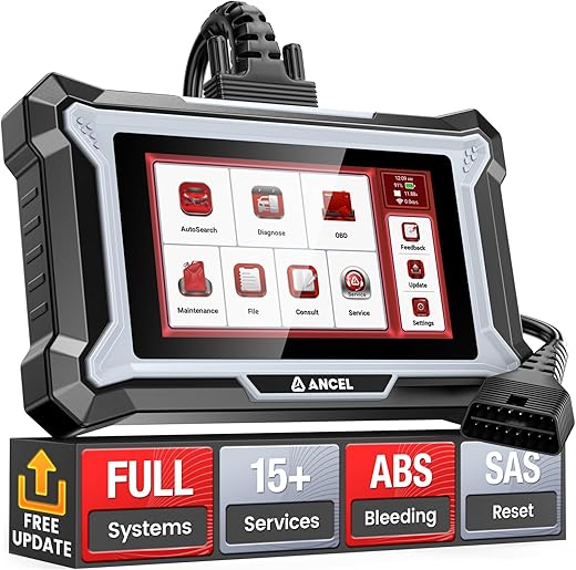 ANCEL DS200 OBD2 Scanner, ABS SRS Tool