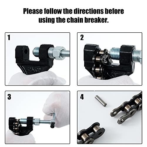 DYCTAHO Motorcycle Chain 132 Links With Breaker - Image 5