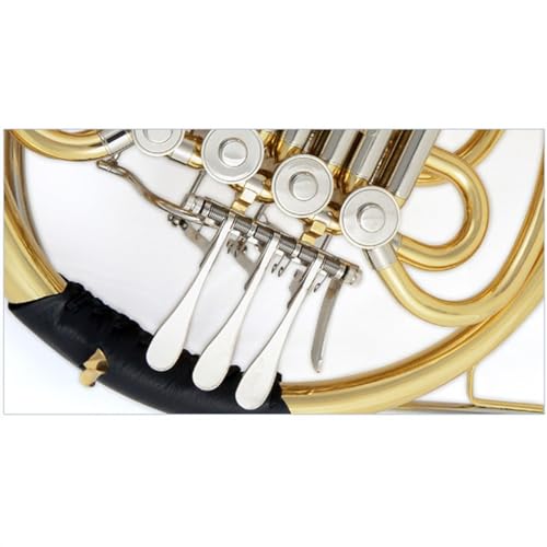 DZDZDZ Double Row Brass Lacquered French Horn - Image 5
