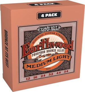 Ernie Ball Earthwood Medium Light Phosphor Bronze Strings P02446