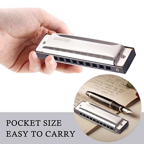 East top Harmonica Key Of C, 10 Holes Diatonic - Image 3
