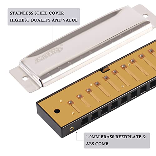 East top Harmonica Key Of C, 10 Holes Diatonic - Image 2