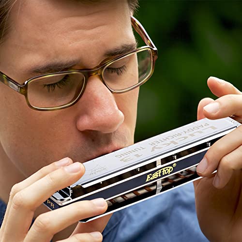 East top Lucky 13 Bass Plus Blues Harmonica - Image 2