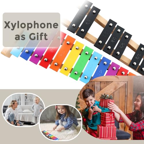 EASTROCK 27 Notes Glockenspiel Xylophone With Beaters - Image 4