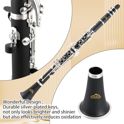 EASTROCK Bb Clarinet 17 Keys ABS Material - Image 5