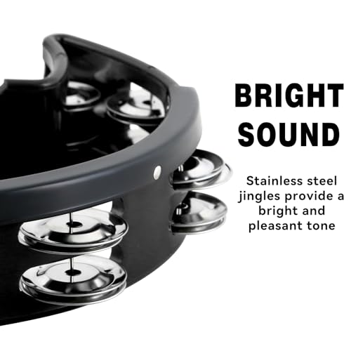 EASTROCK Drum Set Tambourine With Mounting Bolt - Image 5