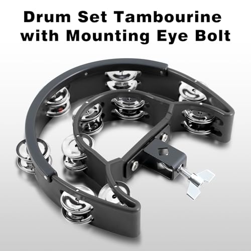 EASTROCK Drum Set Tambourine With Mounting Eye - Image 3