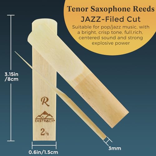 EASTROCK Jazz Tenor Saxophone Reeds 2.0/2.5/3.0 - Image 2