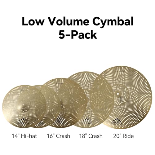 EASTROCK Low Volume Cymbal Set With Bag - Image 2
