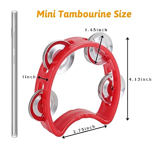 EASTROCK Plastic Percussion Tambourine With Bells - Image 2