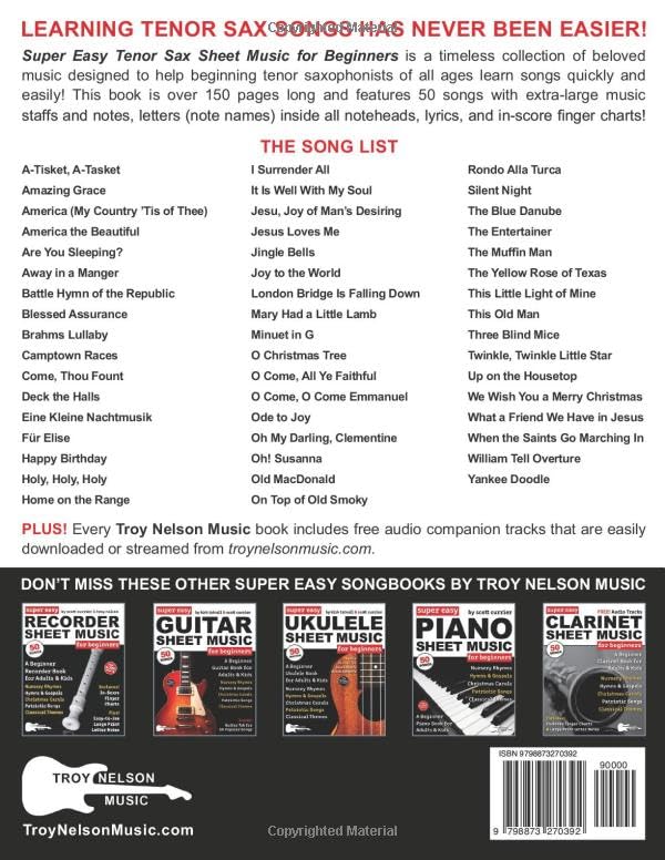Easy Tenor Sax Sheet Music for Beginners - Image 2