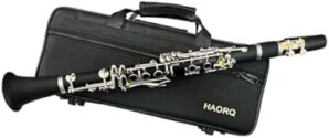 HAORQ Eb Keys Bakelite Nickel Clarinet Instrument