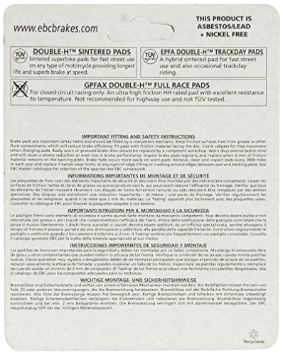 EBC Disc Brake Pad Set FA197HH - Image 2