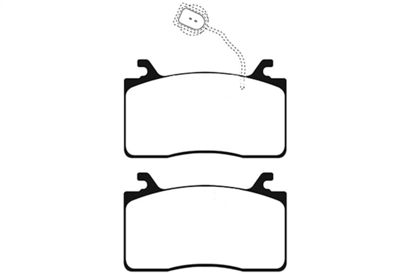 EBC Redstuff 3000 Series Sport Brake Pad DP32325C - Image 4