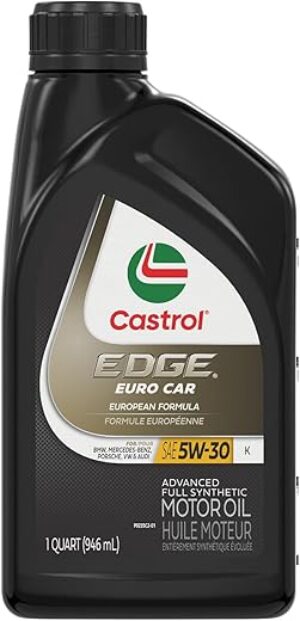 Castrol Edge Euro 5W-30 K Synthetic Oil, 6-Pack