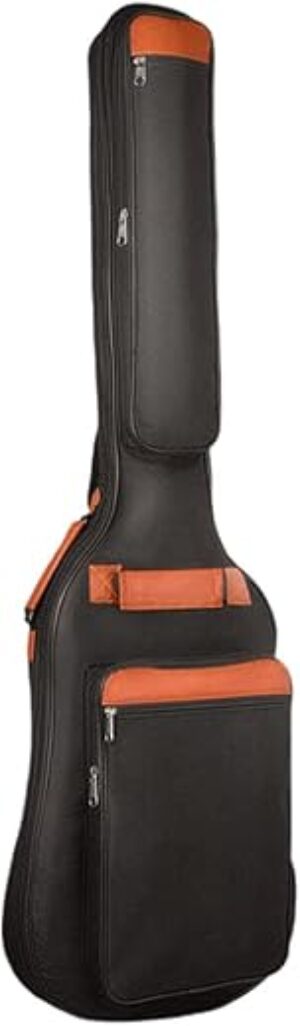 rockible Electric Bass Guitar Bag With Pockets