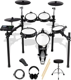 COOLMUSIC Electric Drum Set With Mesh Head